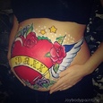 Bellypaint Ed Hardy